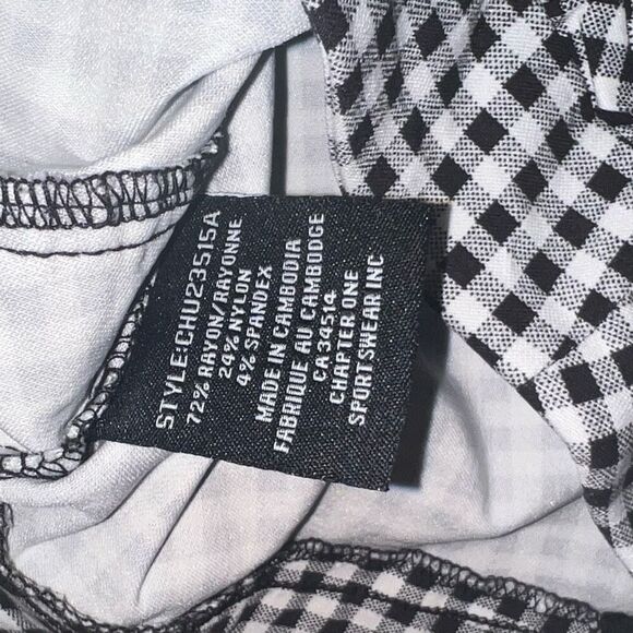 JL Jules & Leopold Gingham Plaid Stretch Pull on Cropped Pants, Women’s Medium - Picture 4 of 11